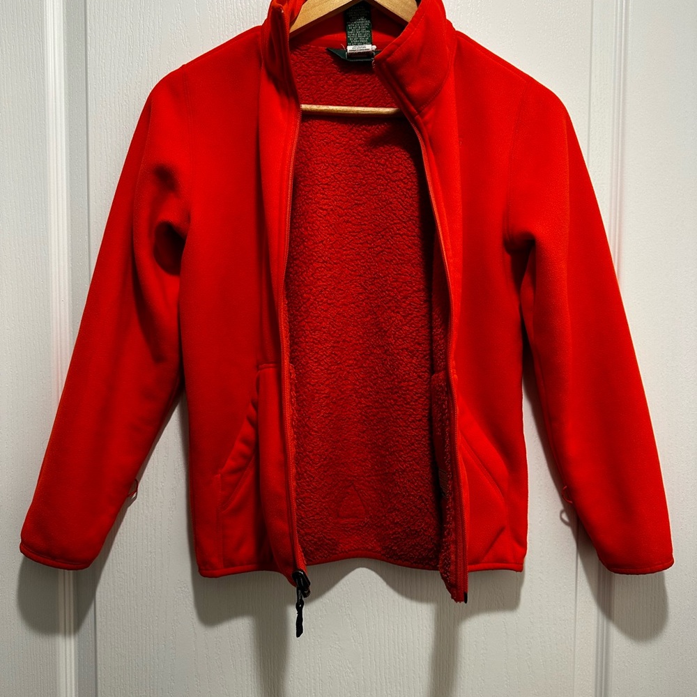 L.L Bean Blue & Orange Hooded Jacket - Picture 4 of 16
